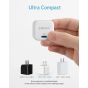 Anker PowerPort III 20W Cube Fast PD USB C Charger with Foldable Plug for iPhone 14/14 Plus/14 Pro/14 Pro Max/13, Galaxy, iPad/iPad Mini and More (Cable Not Included)