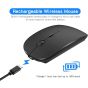 Rechargeable  Wireless Optical Mouse, Black - E8-E12