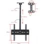 TV Ceiling Mount for 26 to 55 Inch TVs - Black