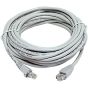 كابل شبكة موصلات RJ45 كات 6، بطول 10 متر - ابيض