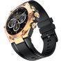 Infinix XWatch3GT Smart Watch With 2 Straps, 1.53 Inch - Gold Case and Black Strap
