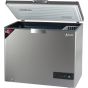 Penguin Defrost Chest Deep Freezer, 303 Liters, LG Compressor, Silver - ES341L