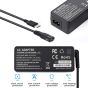 Milipow USB Type C Laptop Charger for Lenovo Laptops, 20V, 65W - Black