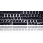 MMDW Arabic Language Silicone Gel Keyboard Cover Skin Protector for MacBook Pro with Touch Bar 13-inch 15-inch (A2159,A1989,A1990,A1706,A1707)(2019 2018 2017 2016) European Layout Protective Skin