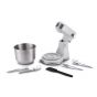 Swiss Pro Plus Stand Mixer with Attachments, 3.5 Liter, 300 Watt, White - SP-SM3.5G