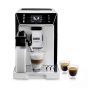 Delonghi PrimaDonna Class Espresso Machine with Attachments, 2 Liters, 1450W, White - ECAM550.65.W