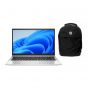 HP EliteBook 840 G7 Laptop, Intel Core i5-10210U, 256GB SSD, 8GB RAM, 14 Inch FHD Display, Intel UHD Graphics, Windows 11- Silver with Packback (Pre-Owned), Grade A, 6 Months Warranty