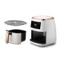 Swiss Pro Plus Air Fryer, 6.5 Liters, 1500 Watt, White - SP-AF6.5L.WG