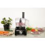 Swiss Pro Plus Food Processor, 600 Watt, Black - SP-FOOD600.8