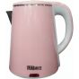Black and White Electric Kettle, 2 Liters, 1500W, Pink - L-300