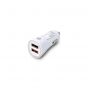 شاحن سيارة اتش بي، 3.4 امبير، 2 منفذ USB، ابيض - HP046GBWHT0TW