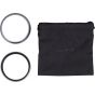 Fujifilm Lens Hood for X70 Digital Camera, Black and Silver- LH-X70