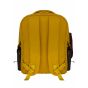 Gharibo Bags School Backpack With Pencil Case For Girls, Powerpuff Girls Pattern - Red and Yellow