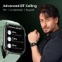 Pebble Orion Max Smart Watch, 1.81 Inch, Grey Case and Mint Green Strap