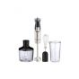 Sokany Hand Blender with Attachments, 800 Watt, Silver and Black - SK-1725-4