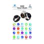 BSNL M30 Smart Watch, 1.35 Inch - Black