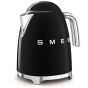 Smeg Electric Kettle, 1.7 liters, 2400 Watt, Black - KLF03BLEU