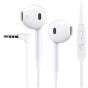 Iconz Bazix In Ear Wired Earphones with Microphone, White - XIE01W