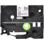 Brother Label Tape, 18mm x 8 Meters, Black on White - TZe-SE4