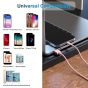 3 Pack Apple MFi Certified iPhone Charger Cable 3Ft, Apple Lightning to USB Cable Cord, 2.4A Fast Charging Apple Phone Long Chargers for iPhone 12/11/11Pro/11Max/ X/XS/XR/XS Max/8/7/6/5S/SE Pink