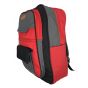 Gharibo Bags School Backpack For Kids, Normal Pattern - Grey and Light Red