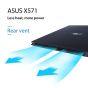 ASUS VivoBook X571LH-BQ007T Laptop, Intel Core i7-10870H, 15.6 Inch FHD, 1TB HDD Plus 256GB SSD, 16GB RAM, NVIDIA GeForce GTX 1650 4GB, Windows 10 - Star Black