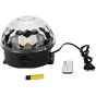 LED Crystal Magic Wired Ball, 18W, 90 - 240V - Black
