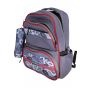 Gharibo Bags School Backpack With Pencil Case For Kids, Numbers Pattern - Grey