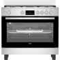 Beko Gas Cooker with Grill and Airfry Function, 5 Burners, Stainless Steel - BGGR 11225 GXA