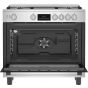 Beko Gas Cooker with Grill and Airfry Function, 5 Burners, Stainless Steel - BGGR 11225 GXA