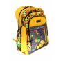 Gharibo Bags School Backpack With Pencil Case For Girls, Emoji Pattern - Yellow