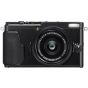 Fujifilm Lens Hood for X70 Digital Camera, Black and Silver- LH-X70