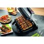 Tefal OptiGrill Plus Electric Grill, 2000 Watt,  Stainless Steel - GC712D12