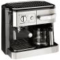 Delonghi Combi Espresso & Filter Coffee Machine, 15 Bar, 1750 Watt, Silver - BCO 420