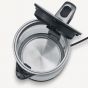 Severin Electric kettle, 1.7 Liters, 2200 Watt, Transparent and Silver - WK 3420