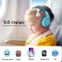 سماعة راس بينجوزونز سلكية قابلة للاطفال مع ميكروفون، اخضر - B18