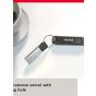 Sandisk iXpand 2 In 1 Lightning and USB Type-C Flash Drive, 256GB, Black - SDIX70N-256G-GN6NE