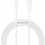 Baseus Type-C to Lightning Cable, 2 Meter, White - CATLYS-C02