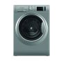 Ariston Front Load Inverter Washing Machine, 8 Kg, Silver - NM11 823 SS EG