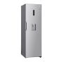 LG Digital No Frost Refrigerator with Dispenser and Inverter Motor, 384 Liters, Silver - GC-F411ELDM