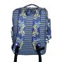 Gharibo Bags School Backpack With Pencil Case For Kids, Art Pattern - Navy
