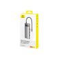 موزع USB فئة C الى USB باسيوس ميتال جليم سيريز BS-OH146، عدد 7 منافذ ، رمادي - B00030708811-00