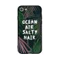 جراب ظهر بطبعة عبارة Ocean Air Salty Hair لابل ايفون 7