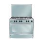 بوتجاز غاز يونيون اير ماكس، 5 شعلة، فضي - C69SS-GC-447-IFSO-2W-M14-AL