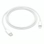 Apple Wall Charger, 20W, USB-C port, White - ‎MHJF3ZE-A with Apple USB-C to Lightning Charging, Data and Sync Cable, 1 Meter, White - MUF72ZM