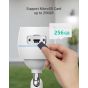 Ezviz Outdoor Security Camera, White- C3TN