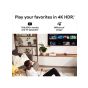 Google Chromecast 4K with Remote Control - White