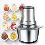 Sokany Chopper, 3 Liters, 800 Watt, Silver and Black - LB7005A with Gift Bag