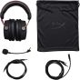 HyperX Cloud Alpha Pro Over Ear Gaming Headphone with Mic, Black - HX-HSCA-RD-EE