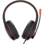 Meetion HP021 - Stereo Gaming Headset with Mic for Computer PC/Laptop/PS4/Xbox One/Mobile/Tablet - Black/Orange